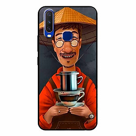 Ốp lưng in cho Vivo Y15 Cà Phê Phin