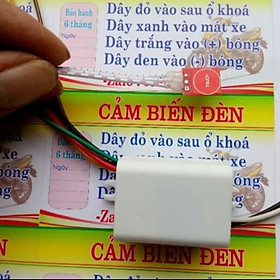 BỘ CẢM BIẾN CHẠM BẬT TẮT ĐÈN XE XUYÊN QUA NHỰA