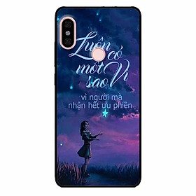 Ốp lưng in cho Xiaomi Redmi Note 5 Pro Mẫu Luôn Có Một Vì Sao