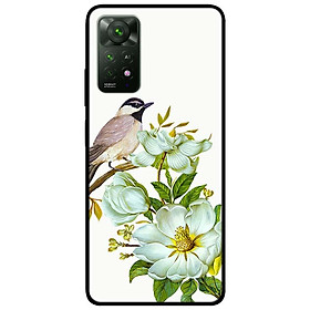 Ốp lưng dành cho Redmi Note 12 - Redmi Note 12 Pro - Redmi Note 12 Pro 5G - Chim Đậu Cành Hoa - Hàng Chính Hãng