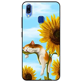 Ốp lưng in cho Vivo Y91/Y91i/Y95 Mẫu Mèo Ngủ