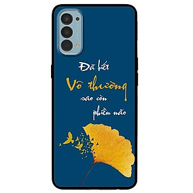 Ốp lưng dành cho Reno 4 mẫu Chiếc Lá Vô Thường
