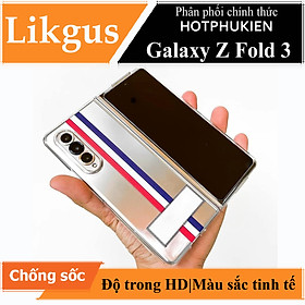 Ốp lưng cho Samsung Galaxy Z Fold 3 trong suốt chống sốc hiệu Likgus Thom Brow (có ngăn bảo vệ camera, chất liệu cao cấp, thiết kế thời trang) - hàng nhập khẩu