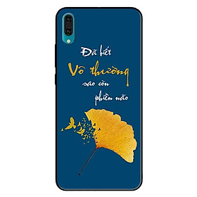 Ốp lưng in cho Huawei Y7 Pro 2019  Mẫu Cô Gái Cầm Dù