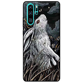 Ốp in cho Huawei P30 Pro Thỏ Trắng - Hàng chính hãng