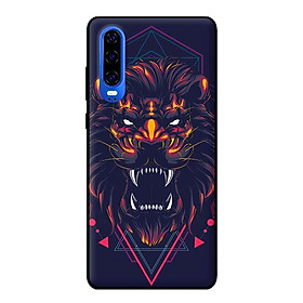 Ốp lưng in cho Huawei P30 mẫu Sư Tử - Hàng chính hãng