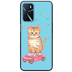 Ốp lưng dành cho Oppo A16 mẫu Chú Mèo Ngơ Ngác