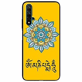 Ốp lưng in cho Huawei Nova 5T Mẫu Om Mani Padme Hum