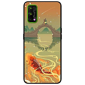 Ốp lưng dành cho Realme 7 Pro mẫu Chép Bên Cầu