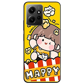 Ốp lưng cho Redmi Note 11 4G - Redmi Note 12 - Redmi Note 12 Pro - Redmi Note 12 Pro 5G - Búp Bê Hạnh Phúc - Hàng Chính Hãng