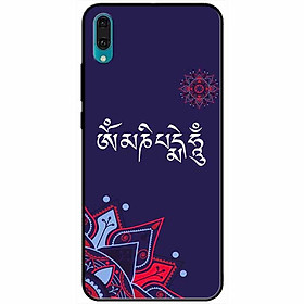Ốp lưng dành cho Huawei Y7 Pro 2019 mẫu Om Mani Tiếng Phạn