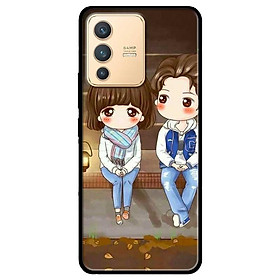 Ốp lưng dành cho Vivo V23 5G / S12 - Vivo Y15s / Y15A - Anime Cặp Đôi Ngồi