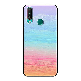 Ốp Lưng in cho Vivo Y12 Mẫu NỀN ĐÁ HOA 11 - Hàng Chính Hãng