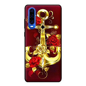 Ốp lưng in cho Huawei P30 mẫu Neo Vàng Nền Đỏ - Hàng chính hãng
