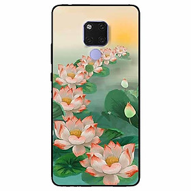 Ốp lưng in cho Huawei Mate 20  Mẫu Bảy Đóa Sen