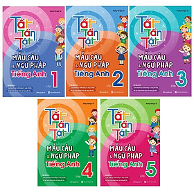 Sách - Tất Tần Tật Mẫu Câu Và Ngữ Pháp Tiếng Anh Lớp 1, 2, 3, 4, 5 - Combo 5 Cuốn - Megabook