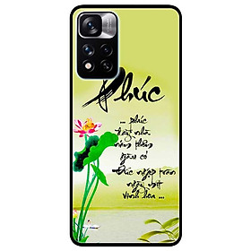 Ốp lưng dành cho Xiaomi Redmi Note 11 Pro 5G ( Bản Nội Địa ) mẫu Phúc Nền Xanh