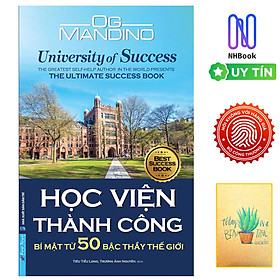 Sách - Học Viện Thành Công- First New- Og Mandino- Bìa mềm 