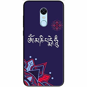 Ốp lưng dành cho Xiaomi Redmi Note 5 ( Redmi 5 Plus ) mẫu Om Mani Tiếng Phạn