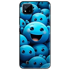 Ốp lưng cho Oppo Realme 10 - C11 2021 - C65 4G - C67 - C20 - Poco X6 5G - Mặt Xanh - Hàng Chính Hãng