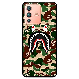 Ốp lưng dành cho Vivo V23 5G / S12 - Vivo Y15s / Y15A mẫu Bape Camo Xanh Lá