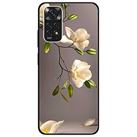 Ốp lưng dành cho Xiaomi Redmi Note 11 4G mẫu Hoa Lá Rơi