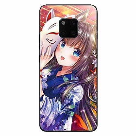 Ốp lưng in cho Huawei Mate 20 Pro Cô Gái Neko