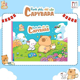 Sách Tô Màu - Hạnh Phúc Nhỏ Của Capybara - 64 Trang - 31 Chủ Đề - Minh Thắng
