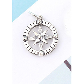 Charm bạc tròn hình cánh quạt treo - Ngọc Quý Gemstones