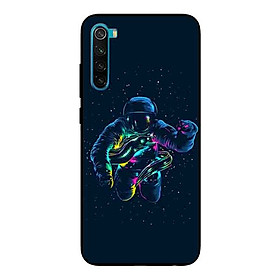 Ốp Lưng in cho Xiaomi Redmi Note 8 Mẫu Du Hành 2 - Hàng Chính Hãng