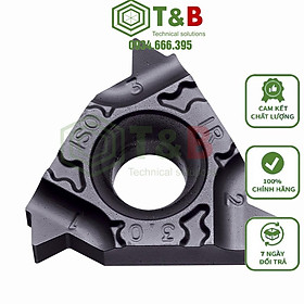 Mảnh dao tiện ren phủ PVD Kyocera Model 16IR200ISO-TF PR1115, mảnh chíp tiện ren, mảnh chíp máy cnc
