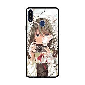 Ốp Lưng Dành Cho Samsung Galaxy A20s mẫu Nàng Chụp Hình - Hàng Chính Hãng