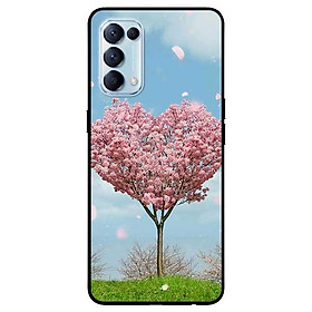 Ốp lưng dành cho Oppo Reno 5 mẫu Cây Đào Tim