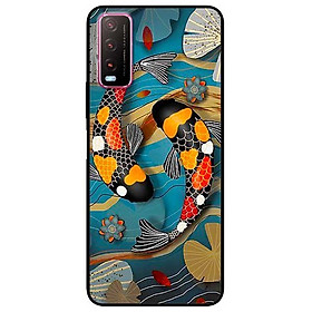 Ốp lưng dành cho Vivo Y20 - Y20s - Y12s mẫu Cá Koi Đen