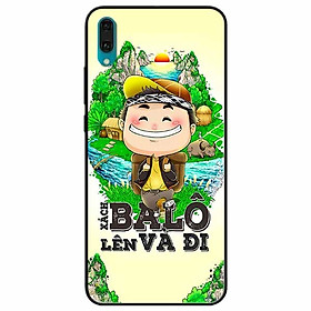 Ốp lưng in cho Huawei Y7 Pro 2019 Mẫu Xách Balo Lên Nam