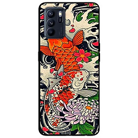 Ốp lưng dành cho Oppo Reno 6 - Reno 6 Z mẫu Chép Đỏ