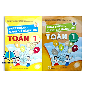 Sách - Combo phát triển và đánh giá năng lực toán 1 - tập 1 + 2