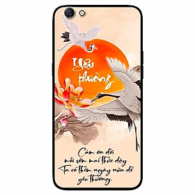 Ốp lưng in cho Oppo F3 Plus Mẫu Yêu Thương
