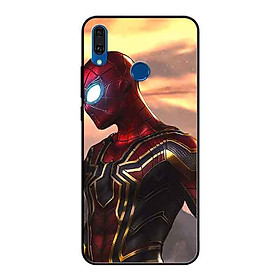 Ốp Lưng in cho Huawei Y9 2019 Mẫu Người Nhện Nền Đỏ - Hàng Chính Hãng