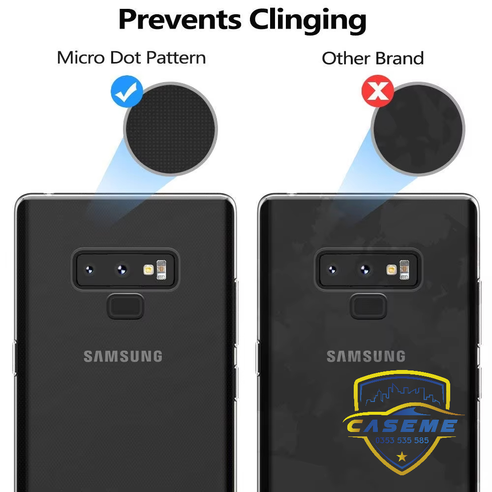 Ốp lưng dành cho Samsung Galaxy Note 9 silicon TPU dẻo trong suốt dày dặn chống sốc, chống xước cao cấp - Hàng chính hãng