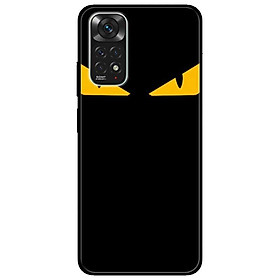 Ốp lưng dành cho Xiaomi Redmi Note 11 4G - Cặp Mắt Vàng Trên