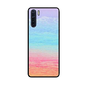 Ốp Lưng in cho Oppo A91 Mẫu NỀN ĐÁ HOA 11 - Hàng Chính Hãng