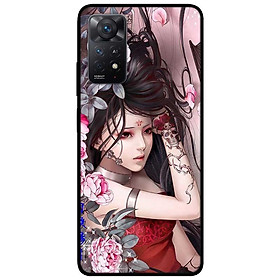 Ốp lưng dành cho Xiaomi Redmi Note 11 Pro 5G - Cô Gái Mẫu Đơn