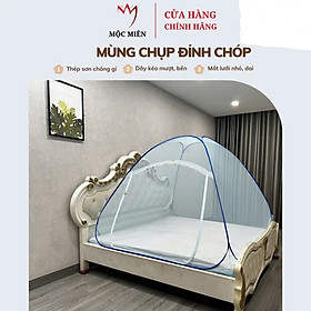 Màn chụp , Mùng chụp tự bung đỉnh chóp cao cấp Mộc Miên ( hình thật ) 