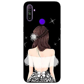 Ốp lưng dành cho Realme C3 mẫu Cô Gái Áo Trắng