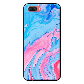 Ốp in cho Oppo A3s Đá Xanh Hồng - Hàng chính hãng