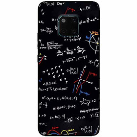 Ốp lưng in cho Huawei Mate 20 Pro Mẫu Toán Học 2