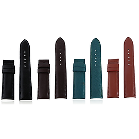 HJ8129-30-31-32 - Dây đồng hồ Huy Hoàng da bò size 22, 24, 26 màu đen, nâu đất, xanh lá, nâu đỏ