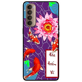 Ốp lưng dành cho Oppo Reno 4 Pro mẫu Cá Koi Hỏa