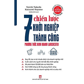 Sách - 7 Chiến Lược Để Khởi Nghiệp Thành Công Phương Thức Kinh Doanh Lanchester - NXB Phụ Nữ